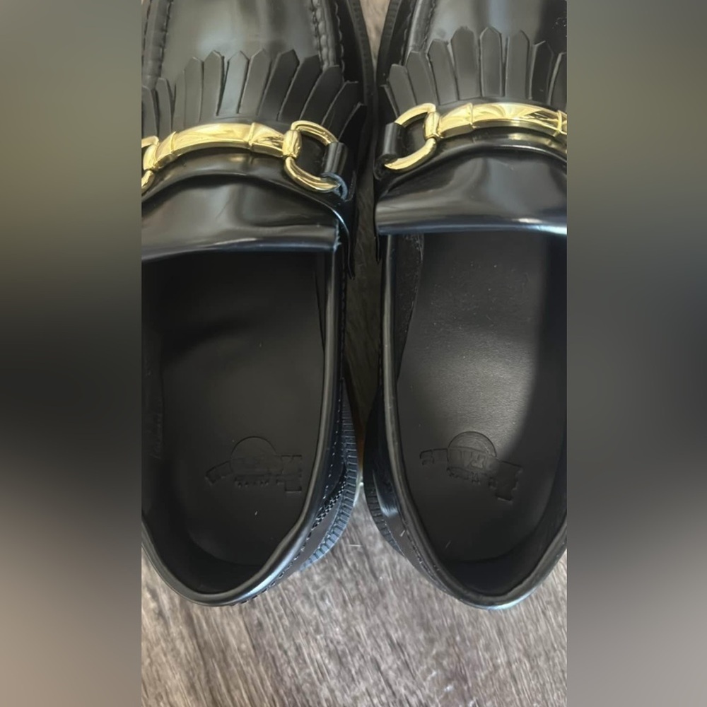Dr Martens Adrian Snaffle Smooth Leather Kiltie Loafers - Picture 5 of 6